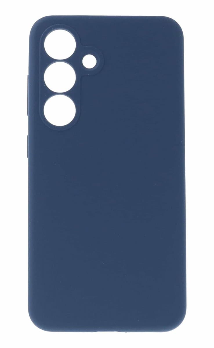 Zadní kryt Silicone Lite pro Samsung Galaxy A36 5G tmavě modrý