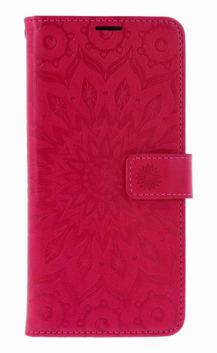 Pouzdro TopQ Xiaomi Redmi Note 14 Pro knížkové Mandala tmavě růžová 167724 - náhled 1
