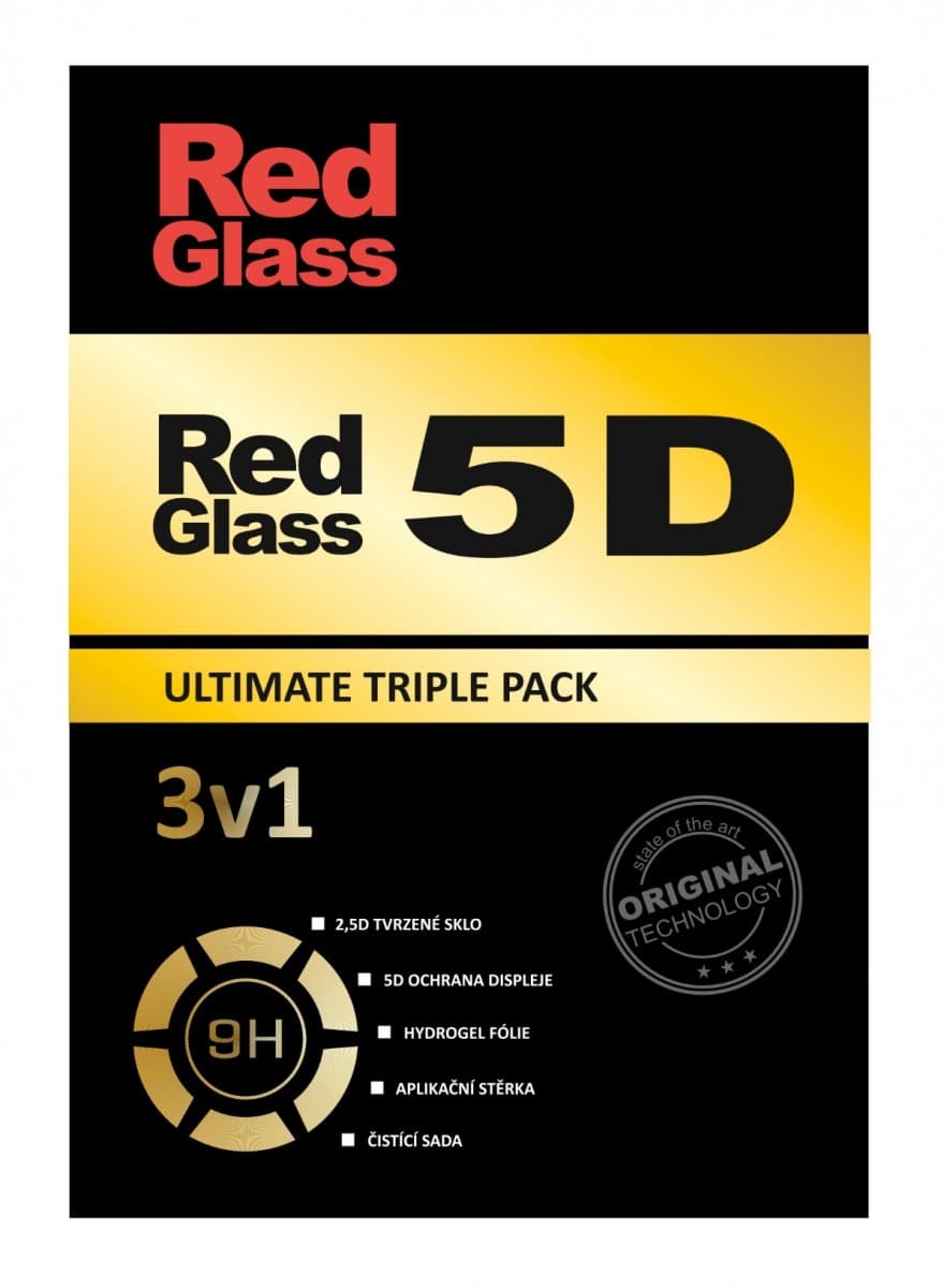 Set ochrany displeje RedGlass na Xiaomi Redmi 9A Triple Pack 97742 - náhled 1