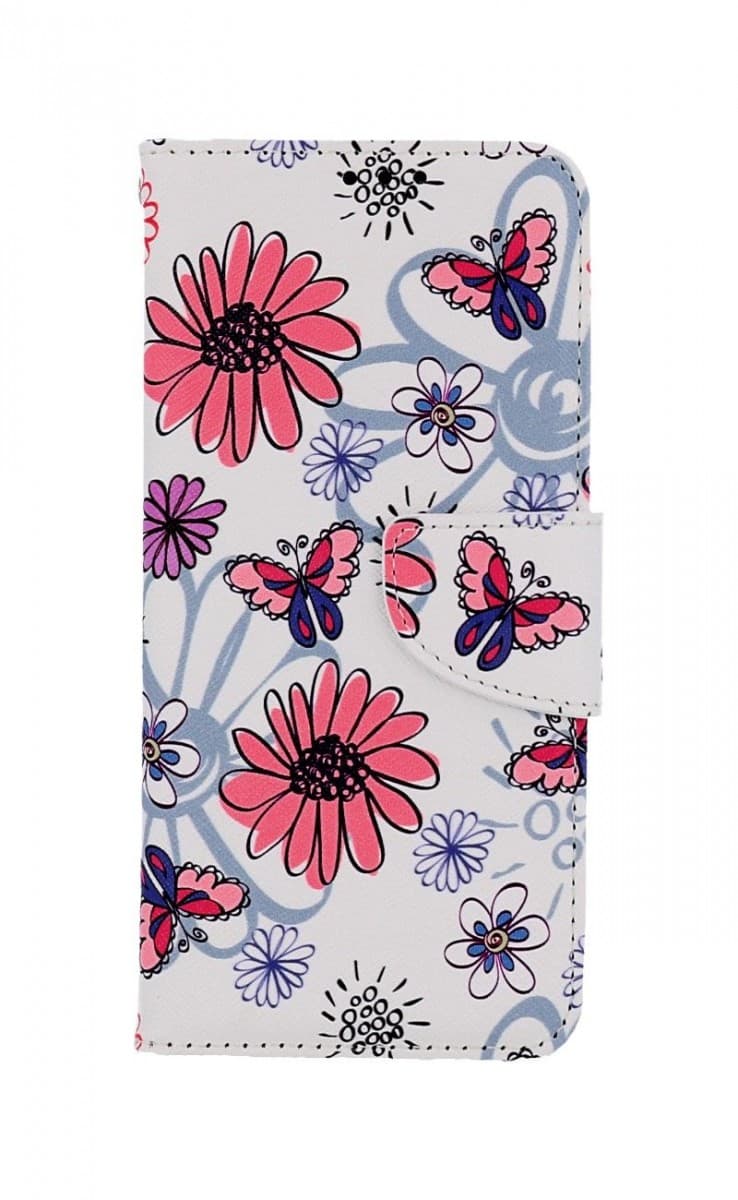 Pouzdro TopQ Xiaomi Redmi Note 11 knížkové Flowers 67764 - náhled 1