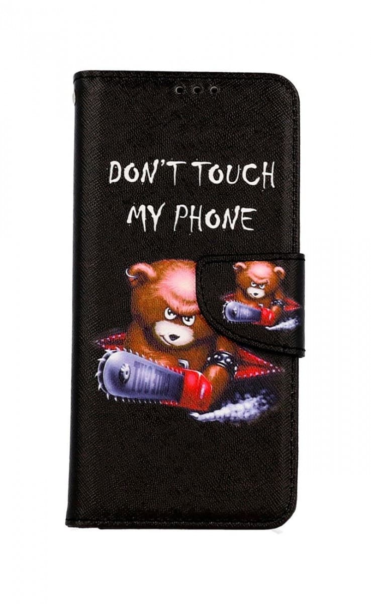 Pouzdro TopQ Xiaomi Redmi Note 11 knížkové Don´t Touch méďa 67768 - náhled 1