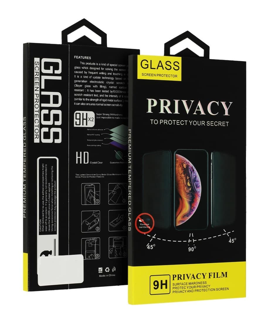 Tvrzené sklo Privacy Samsung S23 Full Cover černé 97835