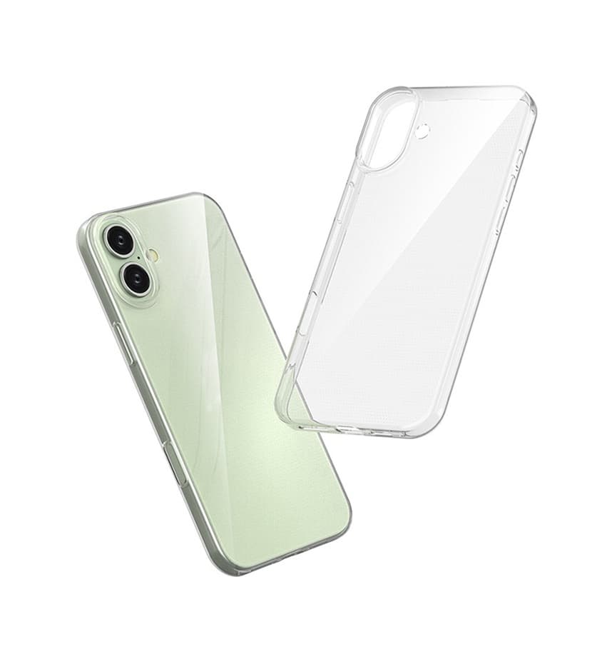 Kryt TopQ iPhone 16 Plus průhledný ultratenký 0,5 mm 127847