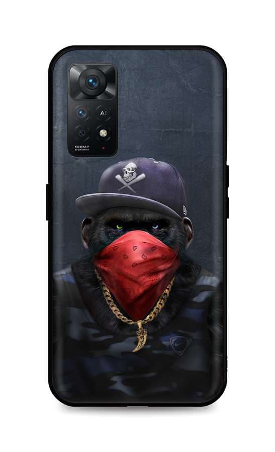 Kryt TopQ Xiaomi Redmi Note 11 Pro silikon Monkey Gangster 67936