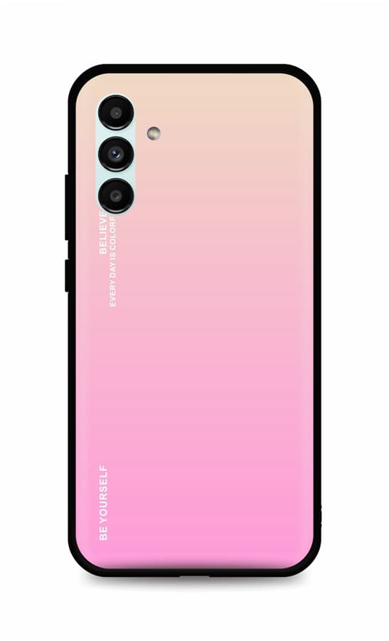 Kryt TopQ LUXURY Samsung A04s pevný duhový meruňkový 87994