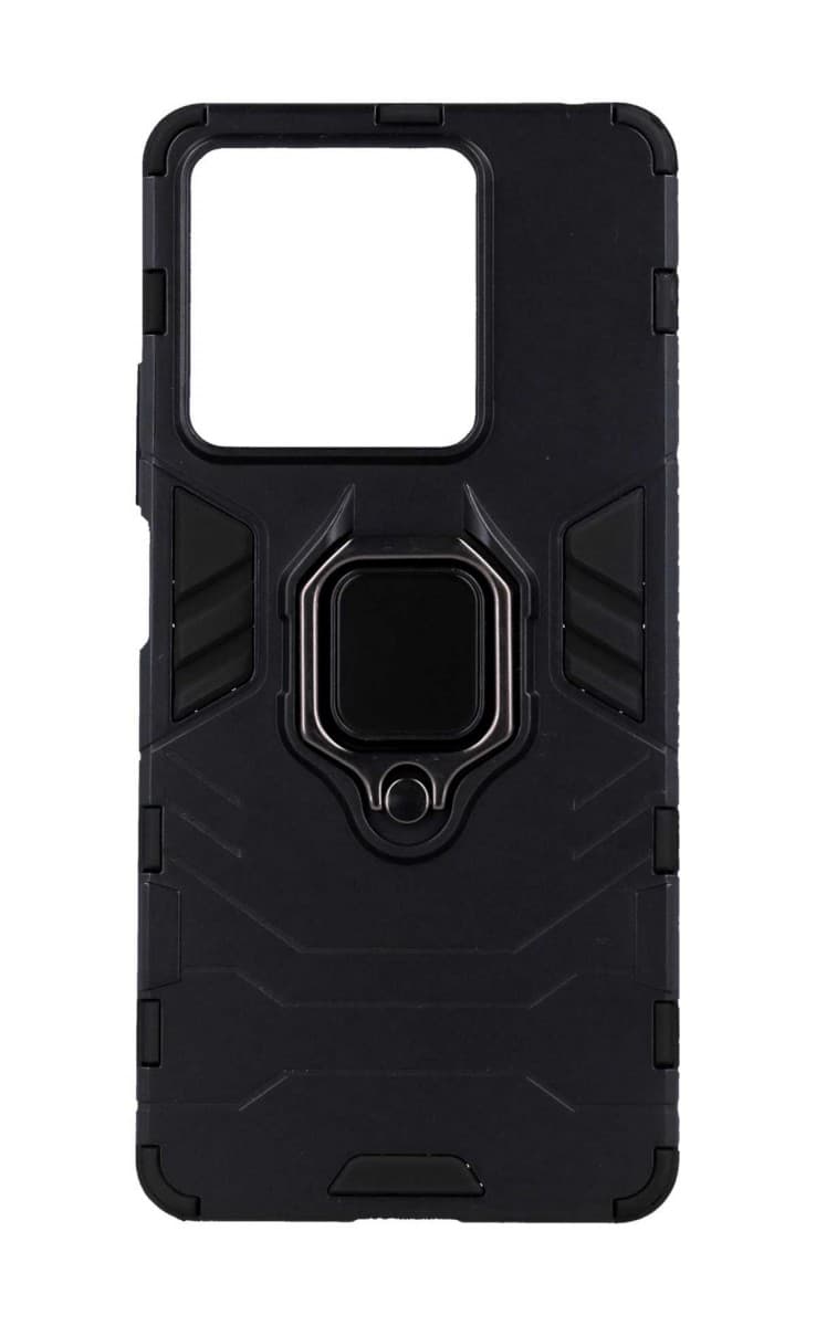Kryt TopQ Xiaomi Redmi Note 13 5G odolný černý s prstenem 118010