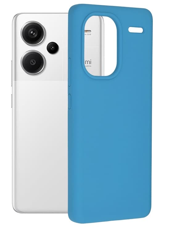 Kryt TopQ Essential Xiaomi Redmi Note 13 Pro+ 5G azurový 118016 - náhled 1