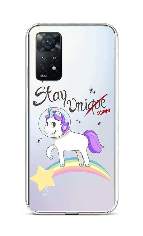 Kryt TopQ Xiaomi Redmi Note 11 Pro silikon Stay Unicorn 68051