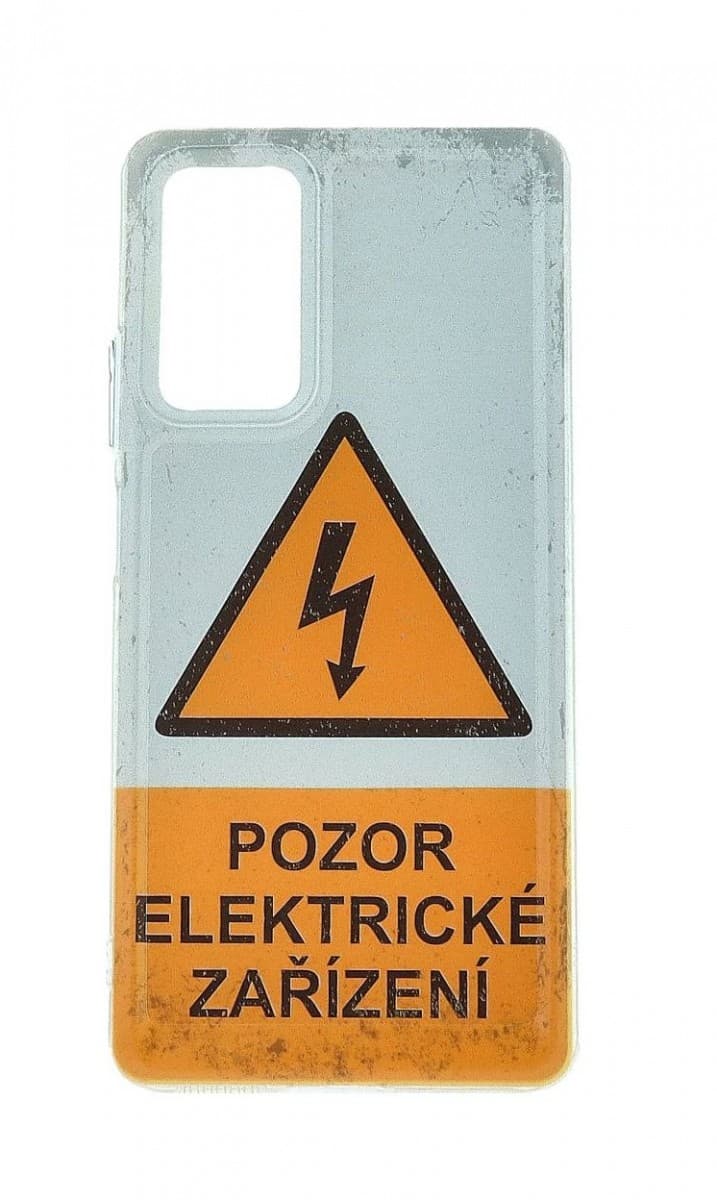 Kryt TopQ Xiaomi Redmi Note 11 Pro silikon Pozor elektrické zařízení 68056