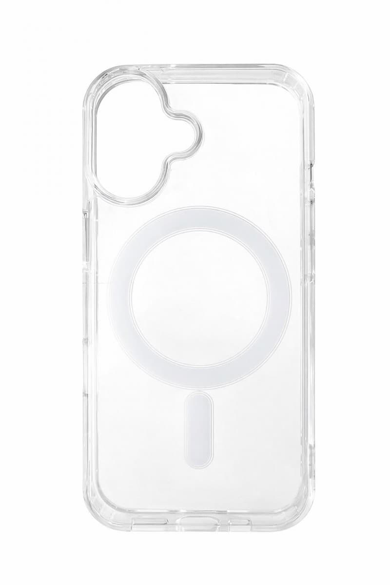 Kryt TopQ Clear Magnetic iPhone 16 pevný průhledný 128063