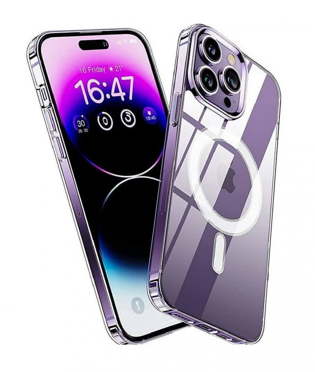 Kryt TopQ Clear Magnetic iPhone 16 Pro pevný průhledný 128065
