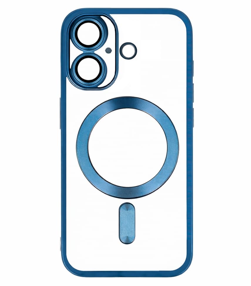 Zadní kryt Metallic MagSafe pro iPhone 17 modrý