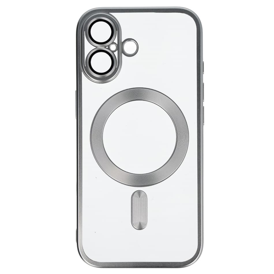 Zadní kryt Metallic MagSafe pro iPhone 17 stříbrný