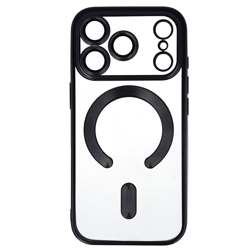 Zadní kryt Metallic MagSafe pro iPhone 17 Pro černý - náhled 1