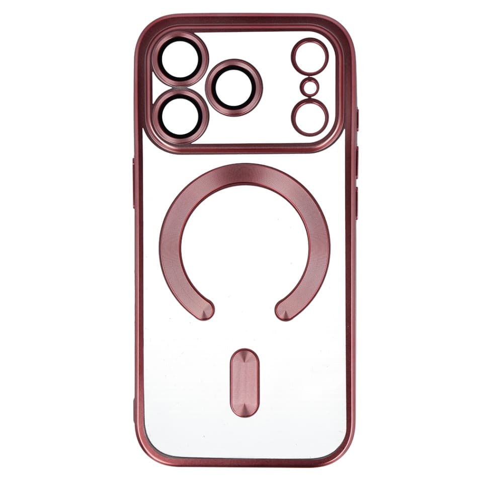 Zadní kryt Metallic MagSafe pro iPhone 17 Pro Pink - náhled 1