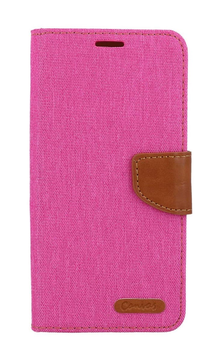 Pouzdro Canvas Samsung A54 5G knížkové růžové 108416 - náhled 1