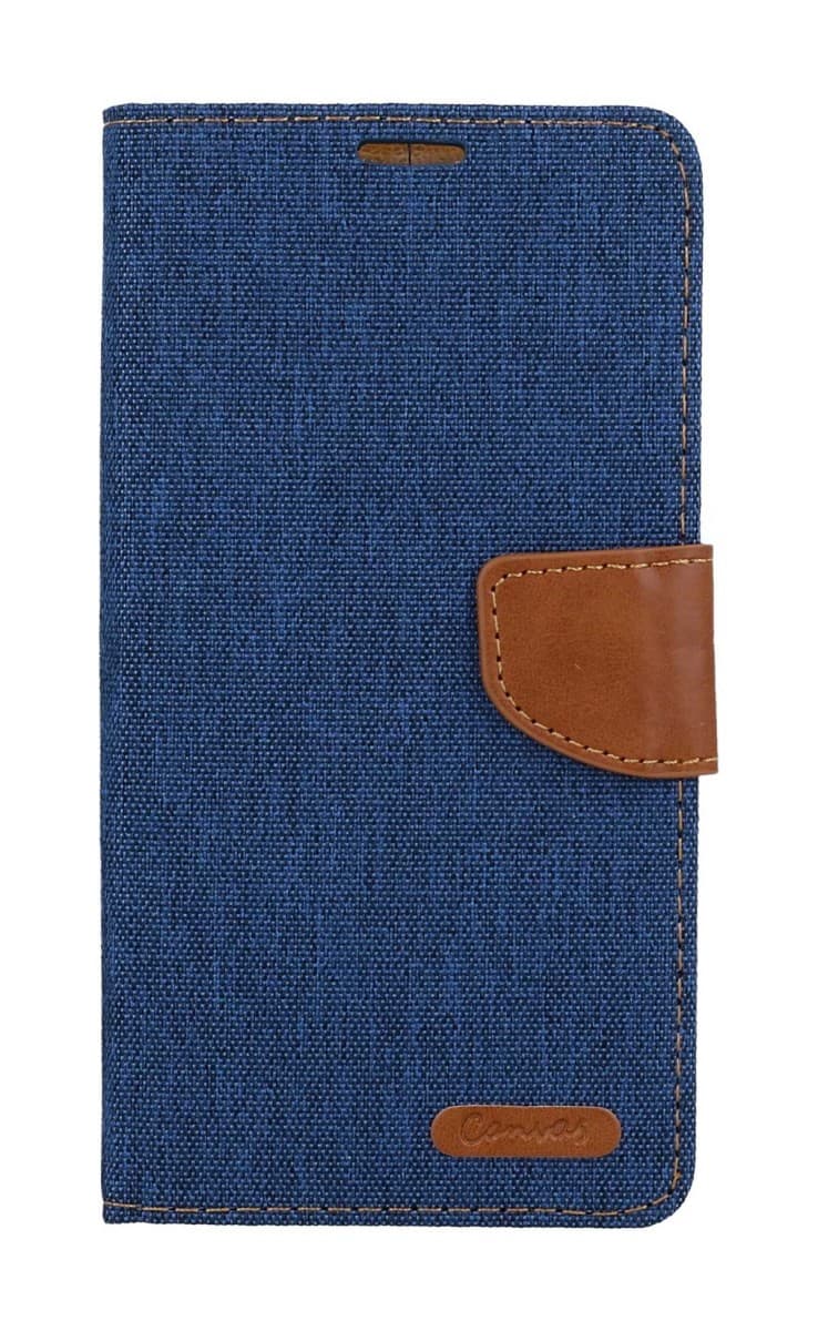Pouzdro Canvas Samsung A34 knížkové modré tmavé 108426 - náhled 1
