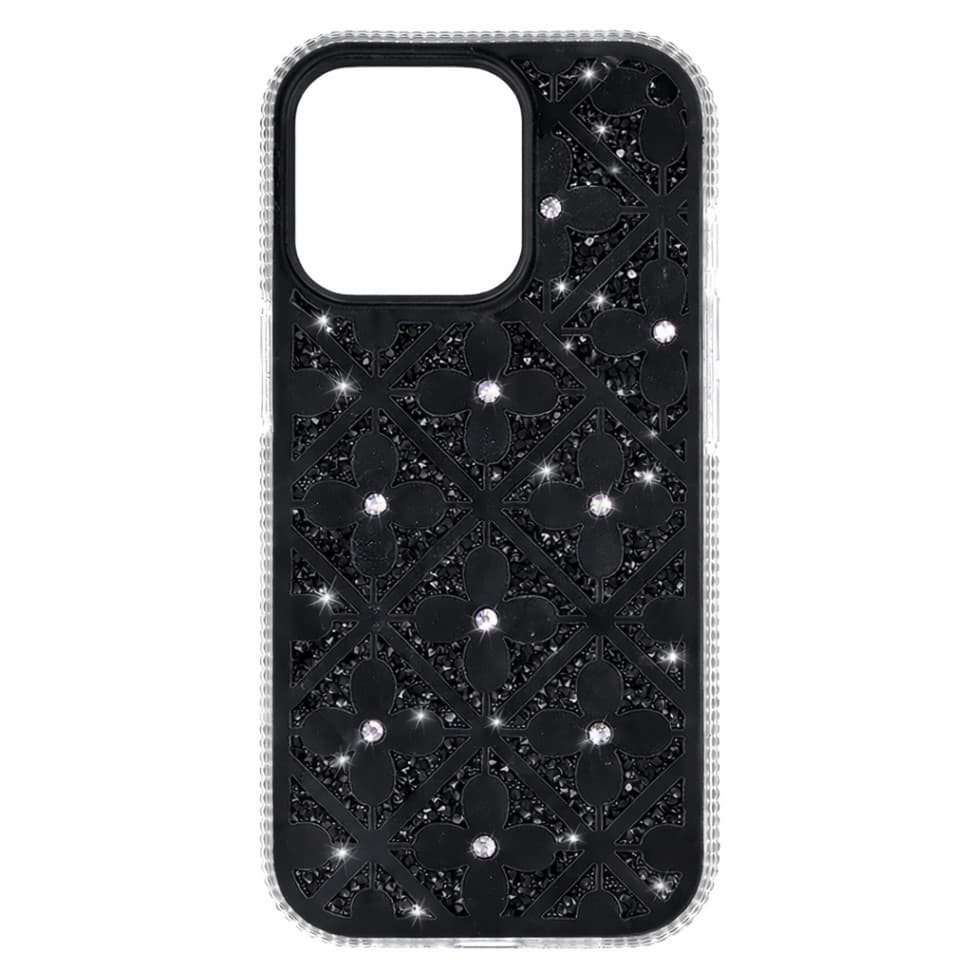 Zadní kryt Flower pro iPhone 16 Pro černý