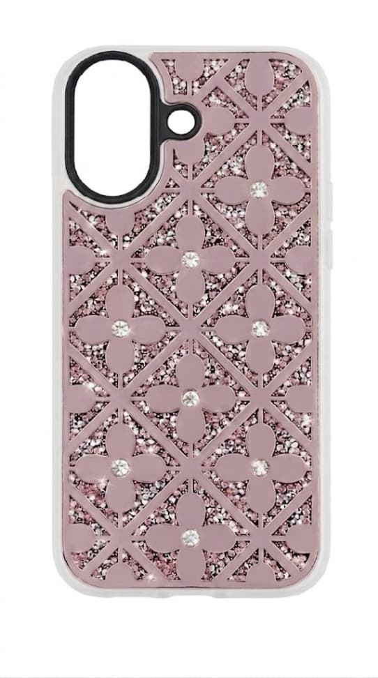Zadní kryt Flower pro iPhone 17 růžový