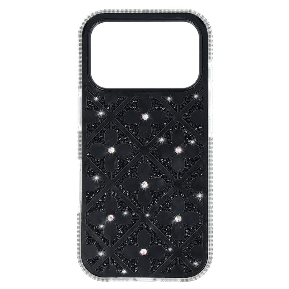 Zadní kryt Flower pro iPhone 17 Pro černý