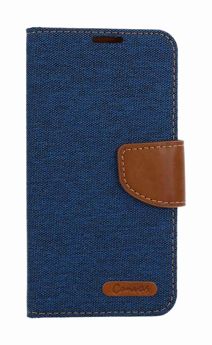 Pouzdro Canvas Samsung A40 knížkové modré tmavé 58508 - náhled 1