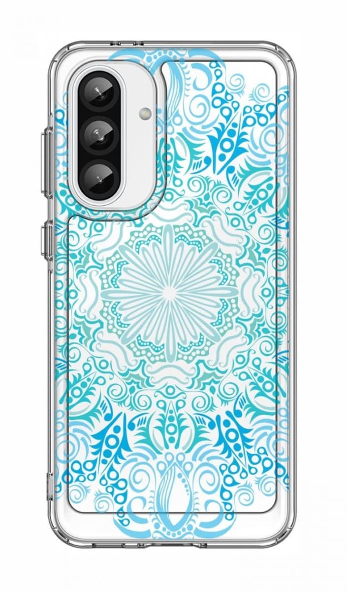 Kryt TopQ Image Samsung A56 pevný Blue Mandala 138528