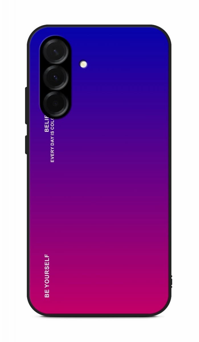 Kryt TopQ LUXURY Samsung A56 pevný duhový fialový 138560