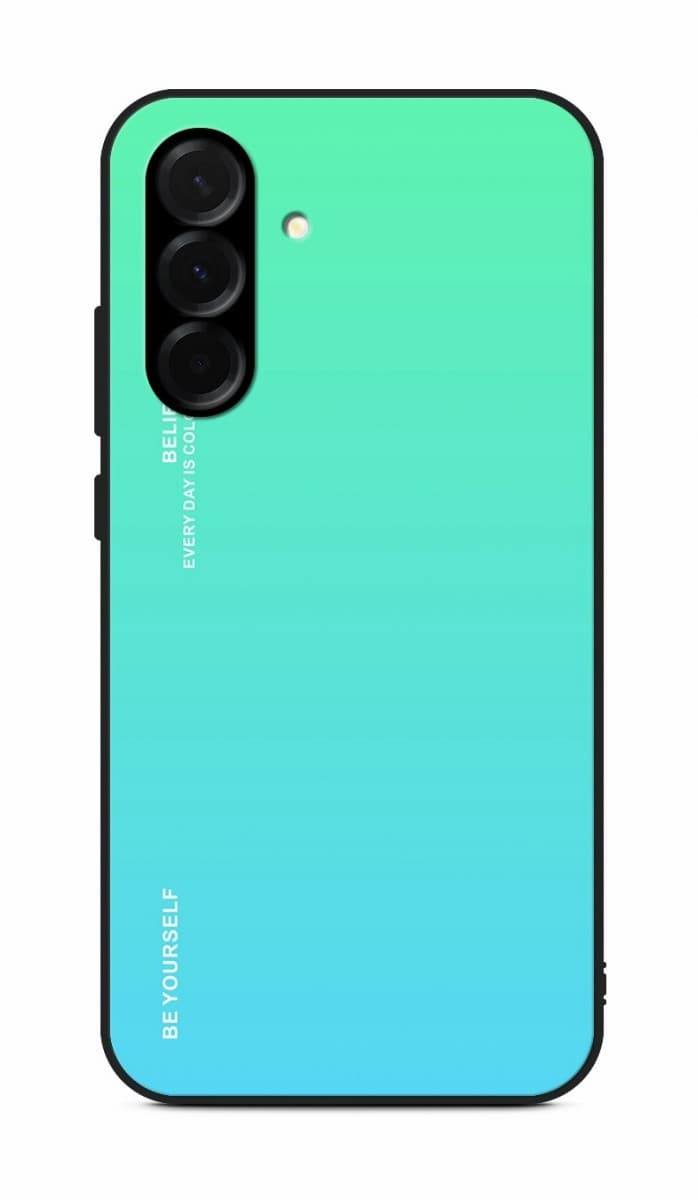 Kryt TopQ LUXURY Samsung A56 pevný duhový zelený 138564