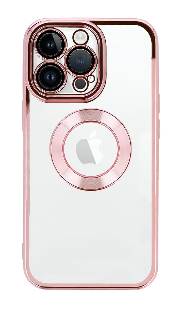 Kryt TopQ iPhone 14 Pro Beauty Clear růžový 98577