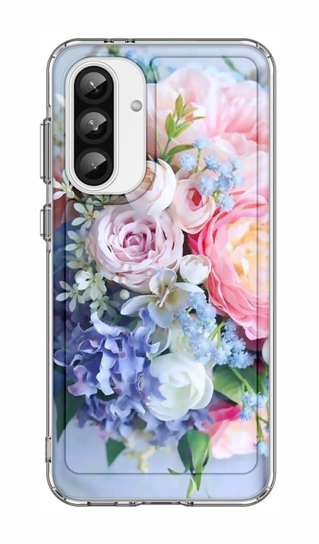 Kryt TopQ Image Samsung A36 pevný Kytice 138587
