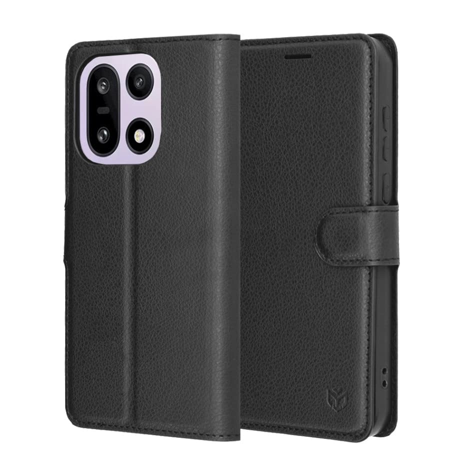 Techsuit - kožené pouzdro - OnePlus 15 - černé - náhled 1