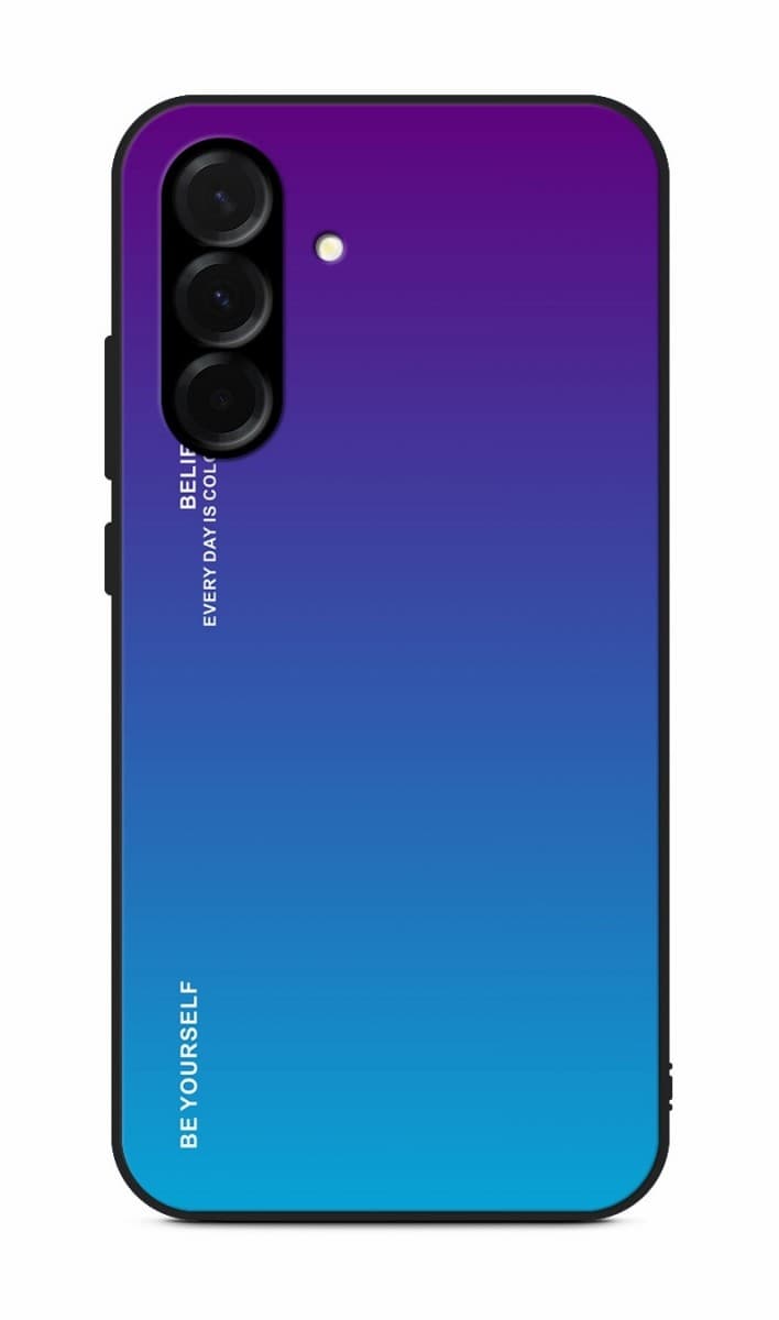Kryt TopQ LUXURY Samsung A36 pevný duhový purpurový 138618