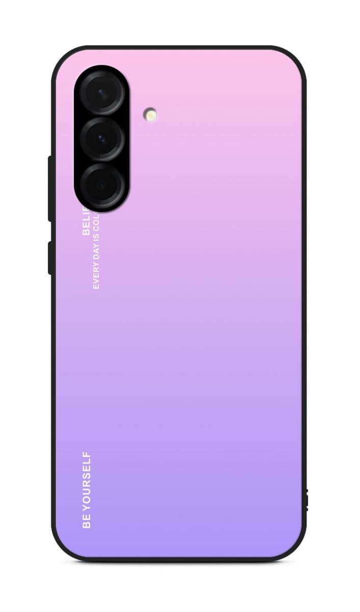Kryt TopQ LUXURY Samsung A36 pevný duhový růžový 138621