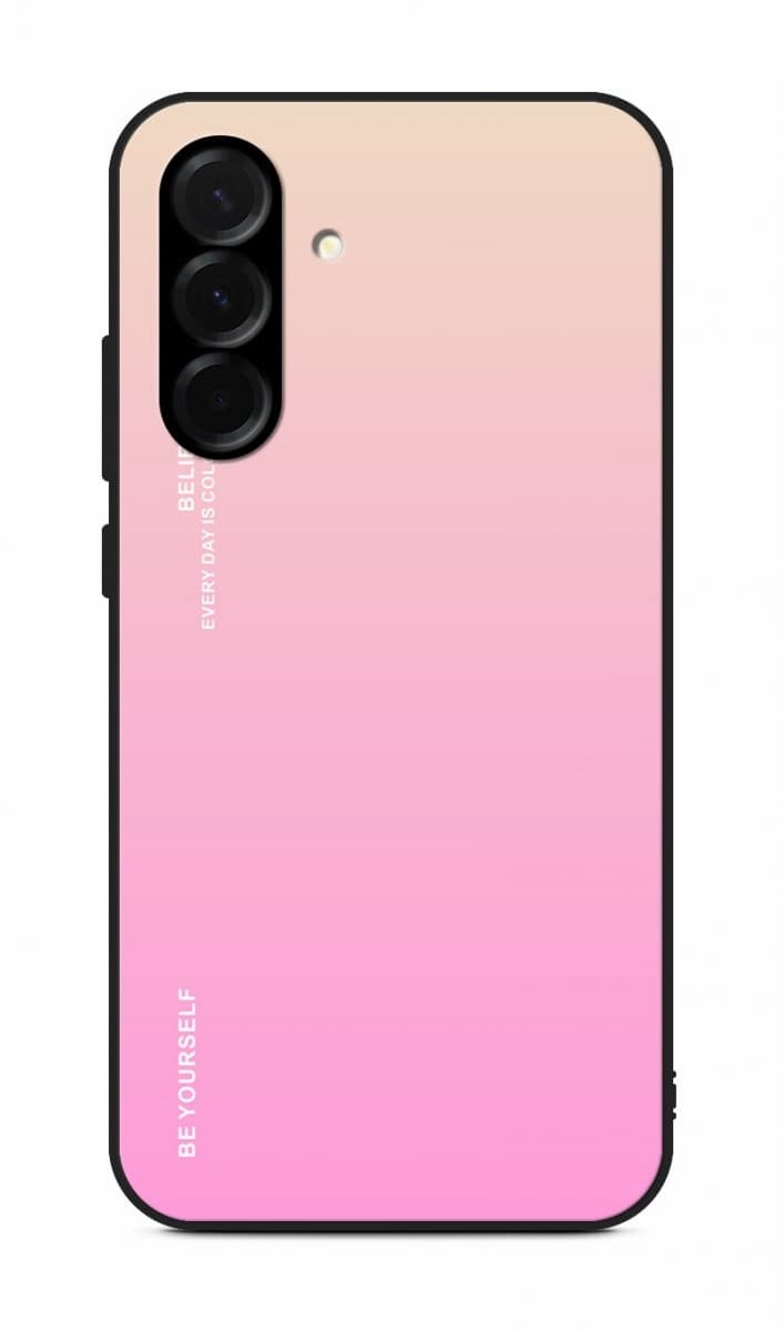 Kryt TopQ LUXURY Samsung A36 pevný duhový meruňkový 138622