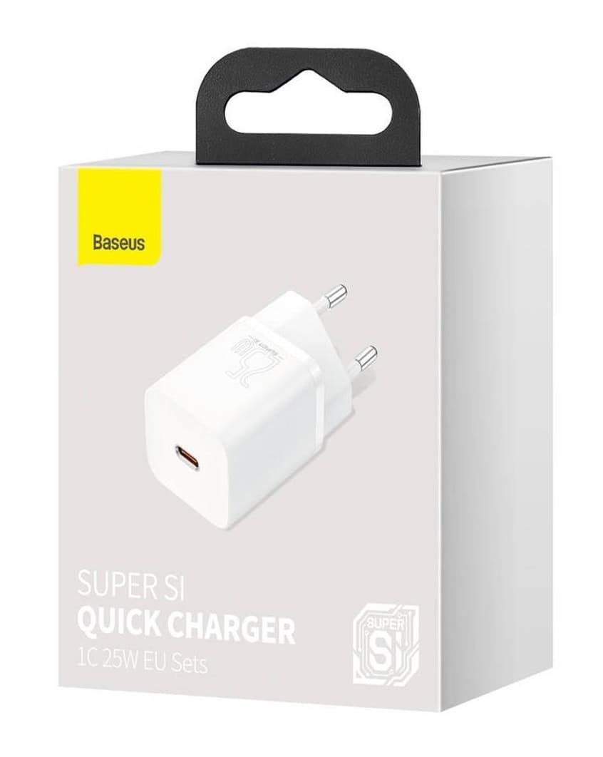 Rychlonabíječka Baseus Super Si 25W bez kabelu bílá 118627 - náhled 1