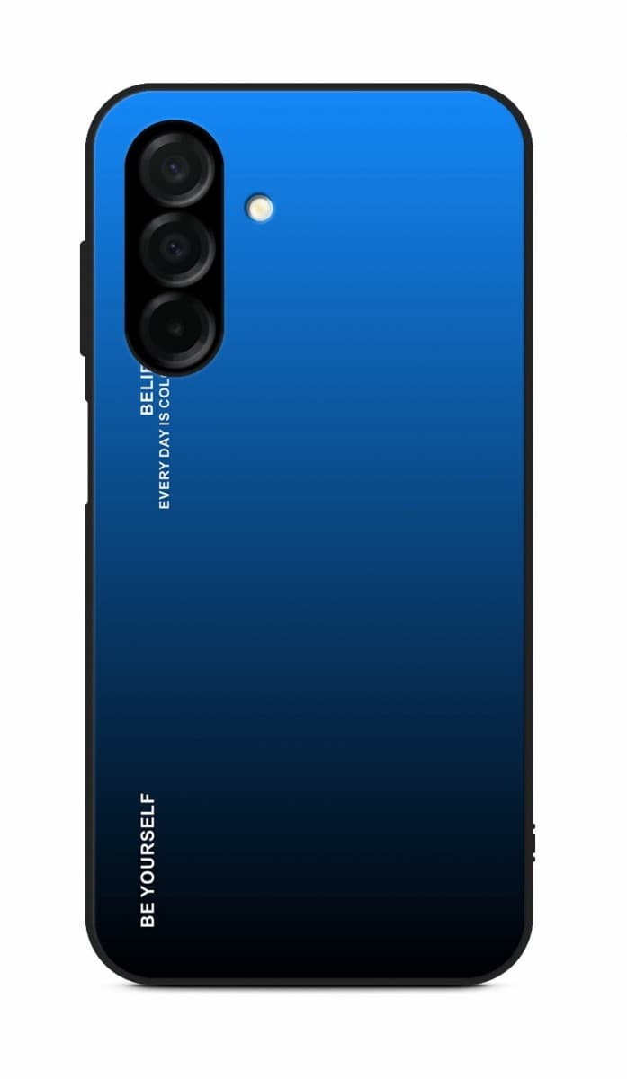 Kryt TopQ LUXURY Samsung A26 5G pevný duhový modrý 138644