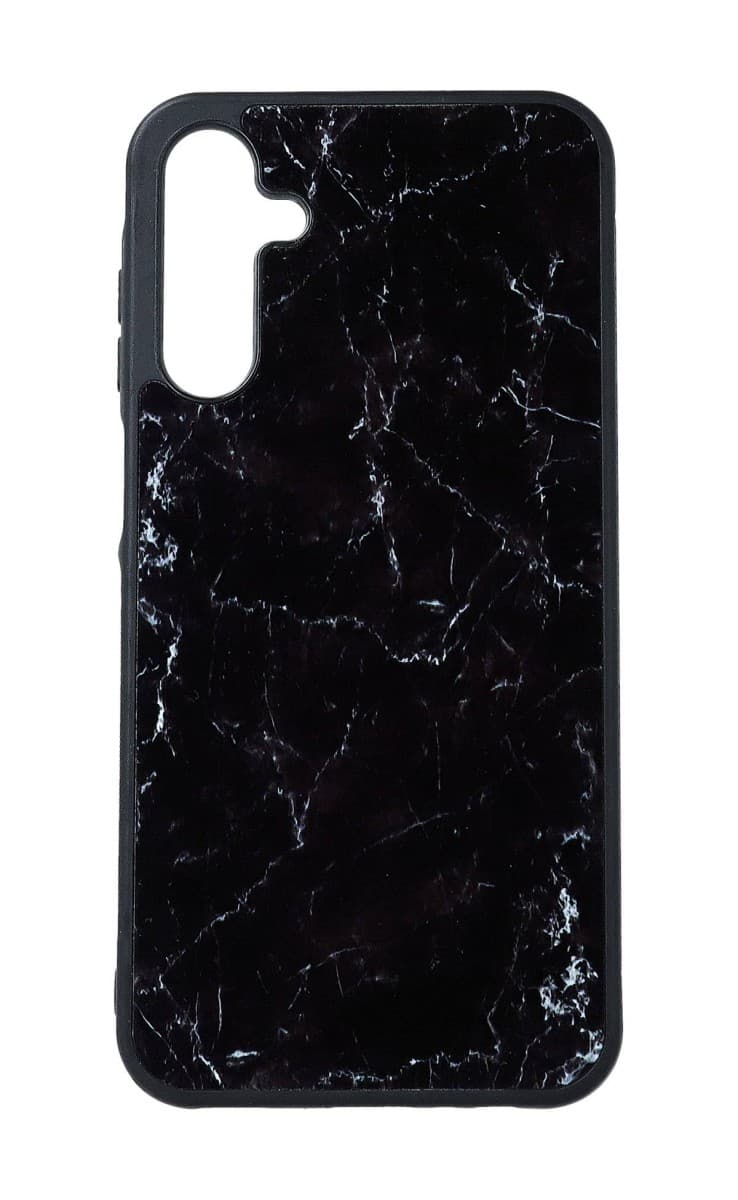 Kryt TopQ Marble Samsung A15 pevný Smoky Black 128706