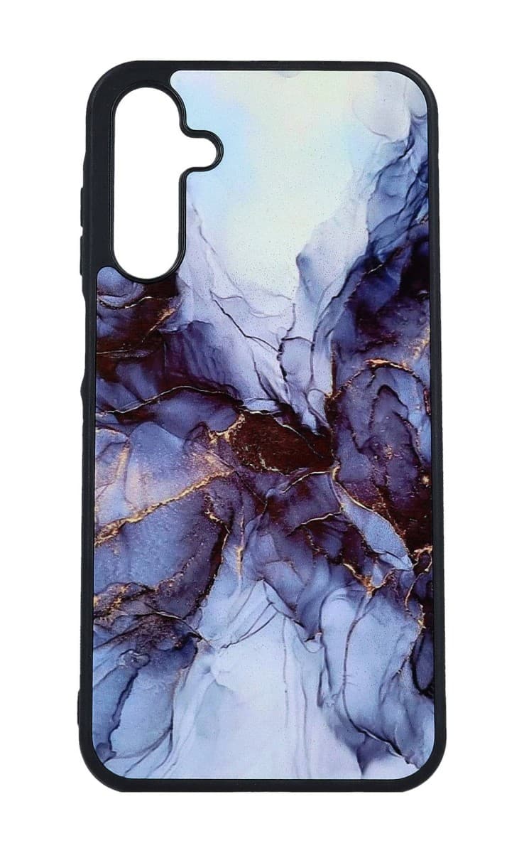 Kryt TopQ Marble Samsung A15 pevný Smoky Blue 128707