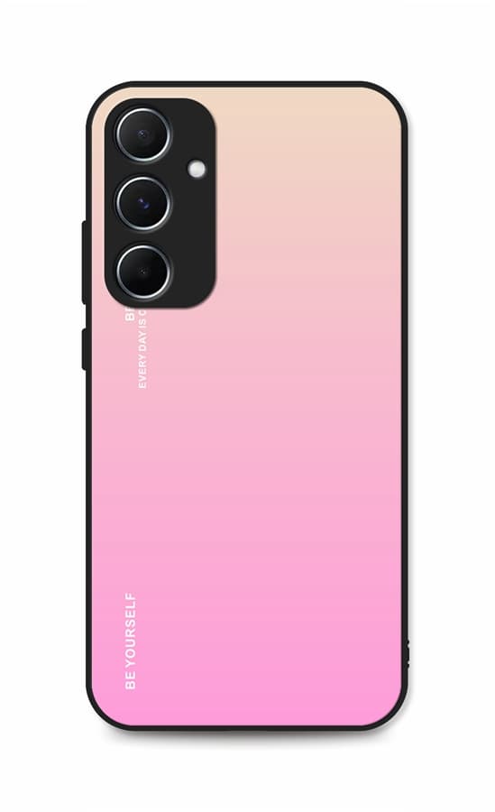 Kryt TopQ LUXURY Samsung A15 pevný duhový meruňkový 128815