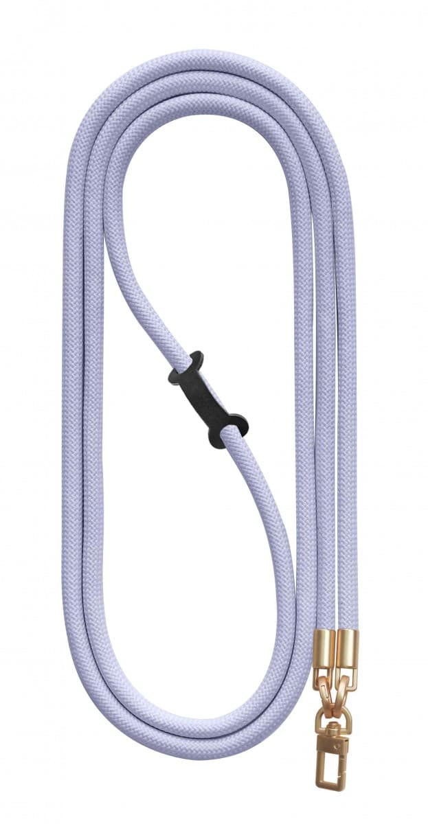 Luxusní šňůrka na mobil TopQ Royal Cord Gold světle fialová 8 mm 128874