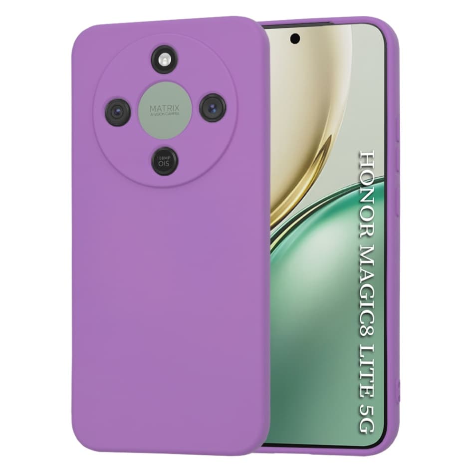 Techsuit - SoftFlex - Honor Magic8 Lite - fialová
