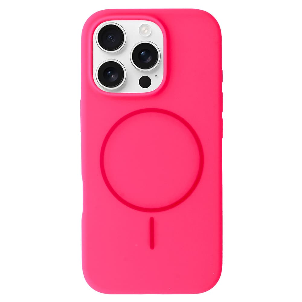 Zadní kryt Magsafe Slim Silicone pro iPhone 14 Pro Max pink - náhled 1