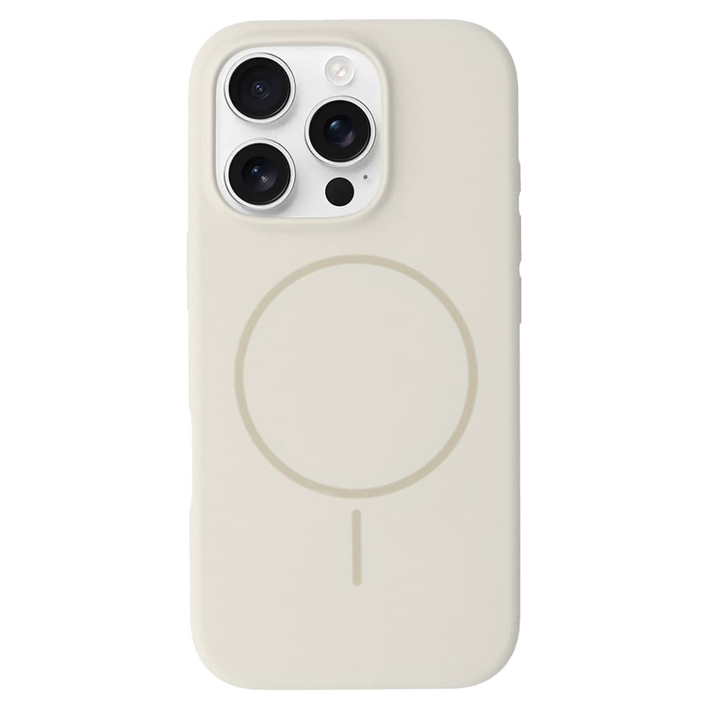 Zadní kryt Magsafe Slim Silicone pro iPhone 16 Pro Max stone - náhled 1