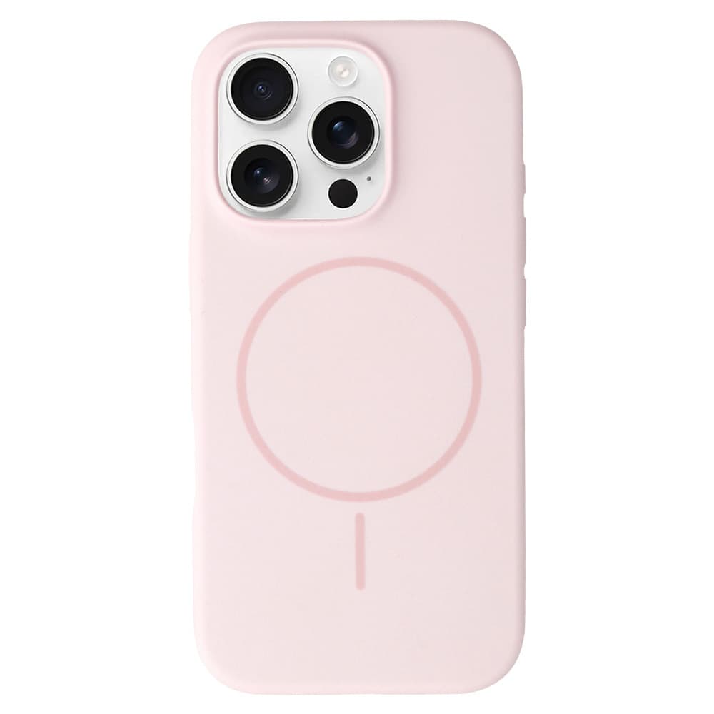 Zadní kryt Magsafe Slim Silicone pro iPhone 16 Pro light pink - náhled 1