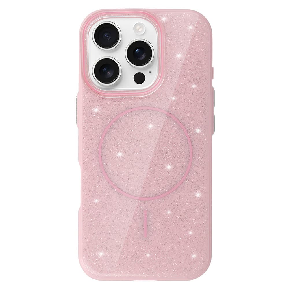 Zadní kryt Magsafe Slim Shiny pro iPhone 13 Pro light pink - náhled 1