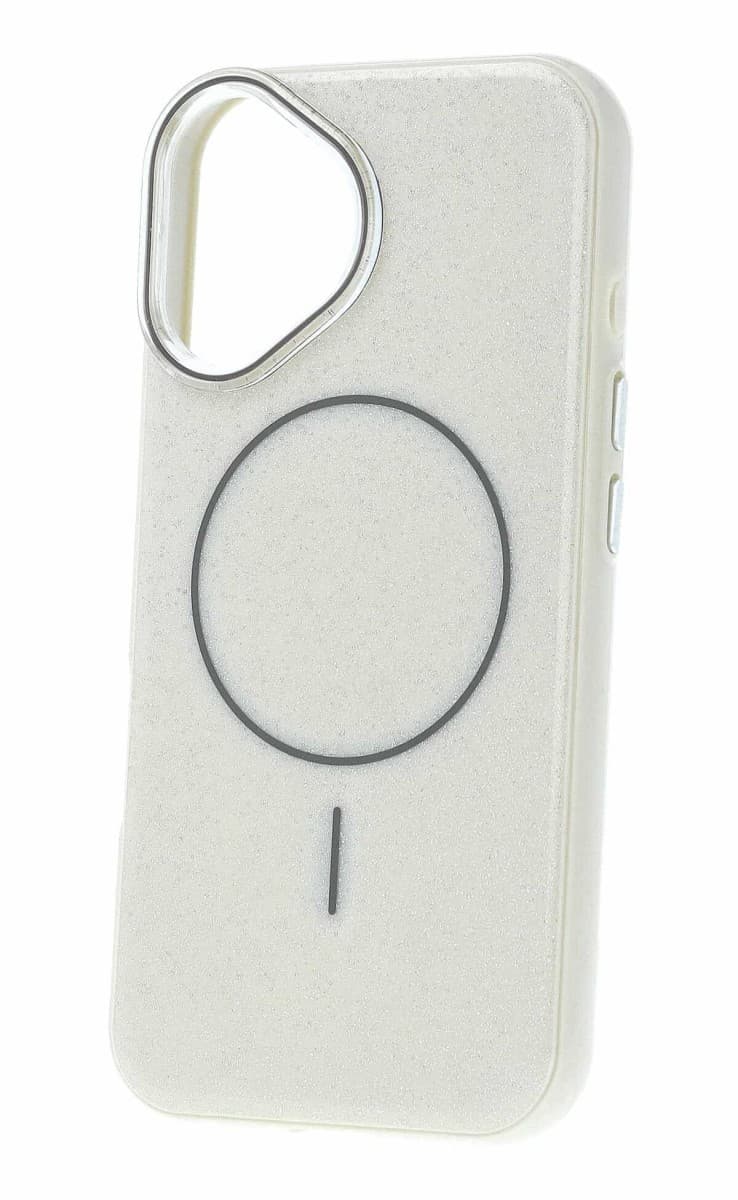 Zadní kryt Magsafe Slim Shiny pro iPhone 16 silver