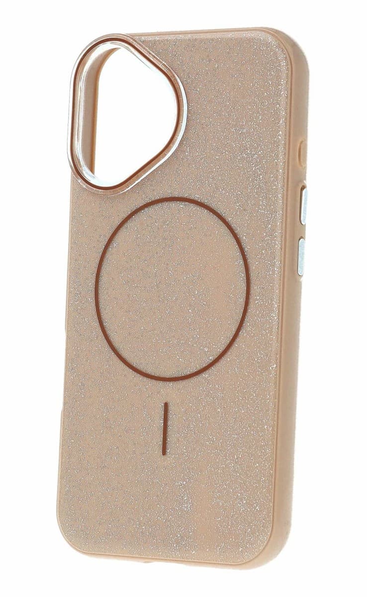 Zadní kryt Magsafe Slim Shiny pro iPhone 16 gold
