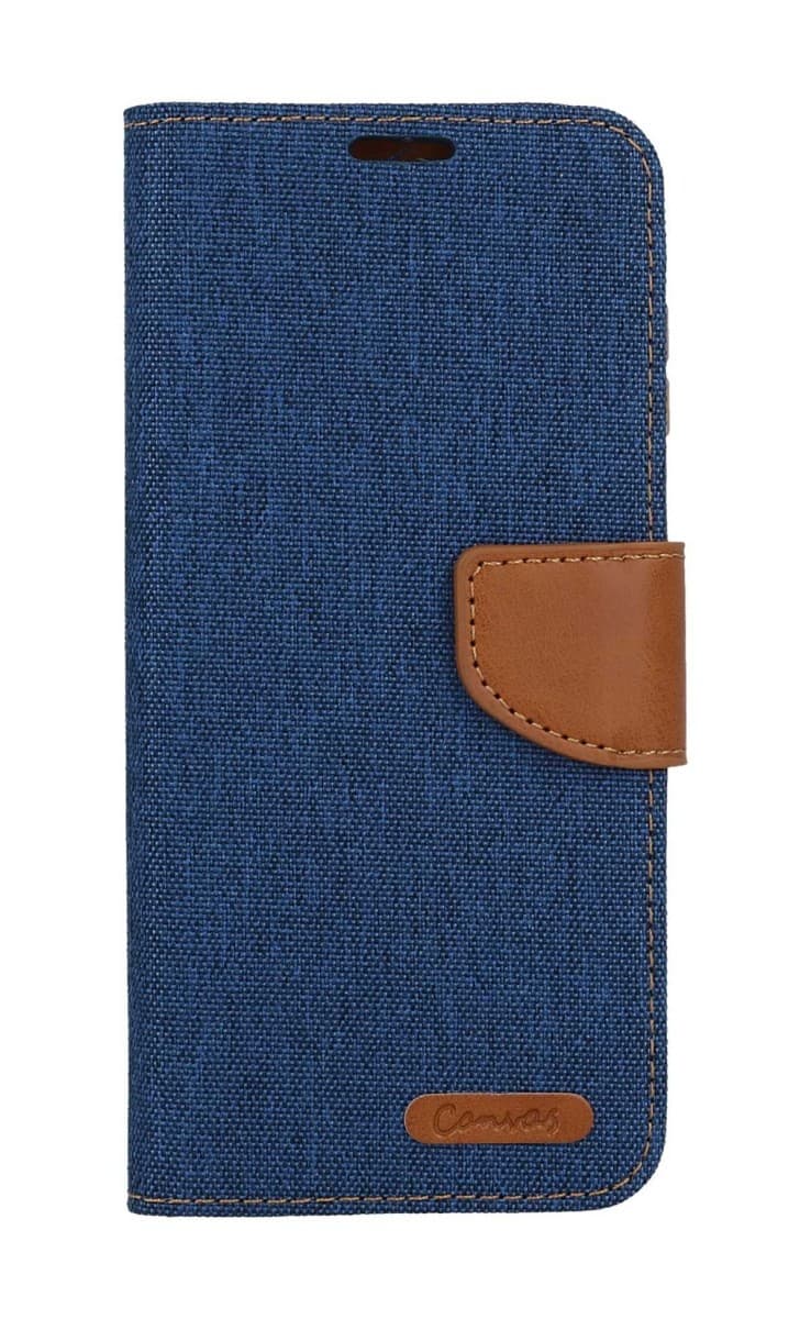 Pouzdro Canvas Samsung A15 knížkové modré tmavé 119218 - náhled 1
