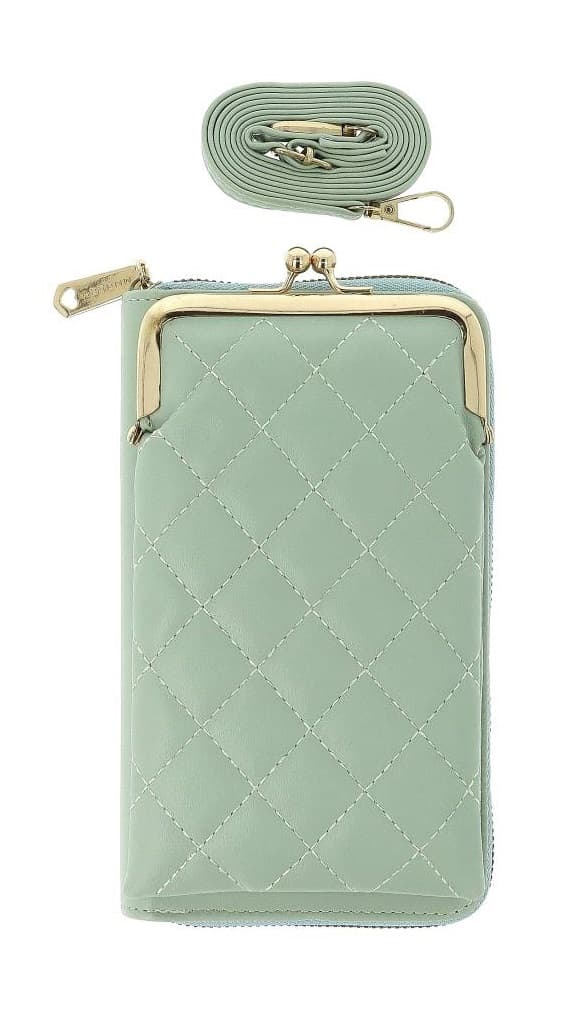 Kabelka TopQ Madley Classic na mobil s popruhem zelená 129220