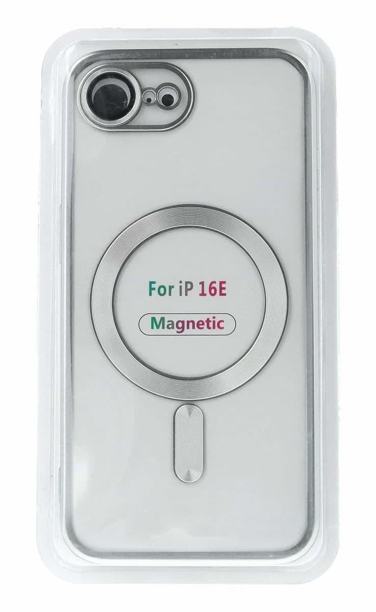 Zadní kryt Metallic Magsafe pro iPhone 16e Silver